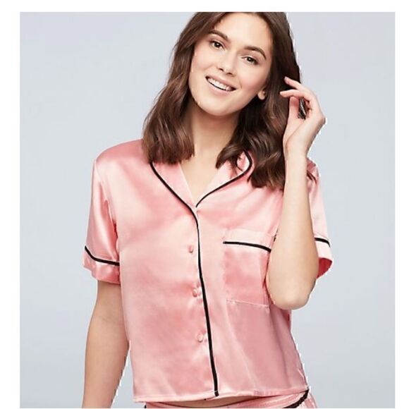 NWT Silky Embroidered Bridesmaid Pajama Top - Picture 3 of 8